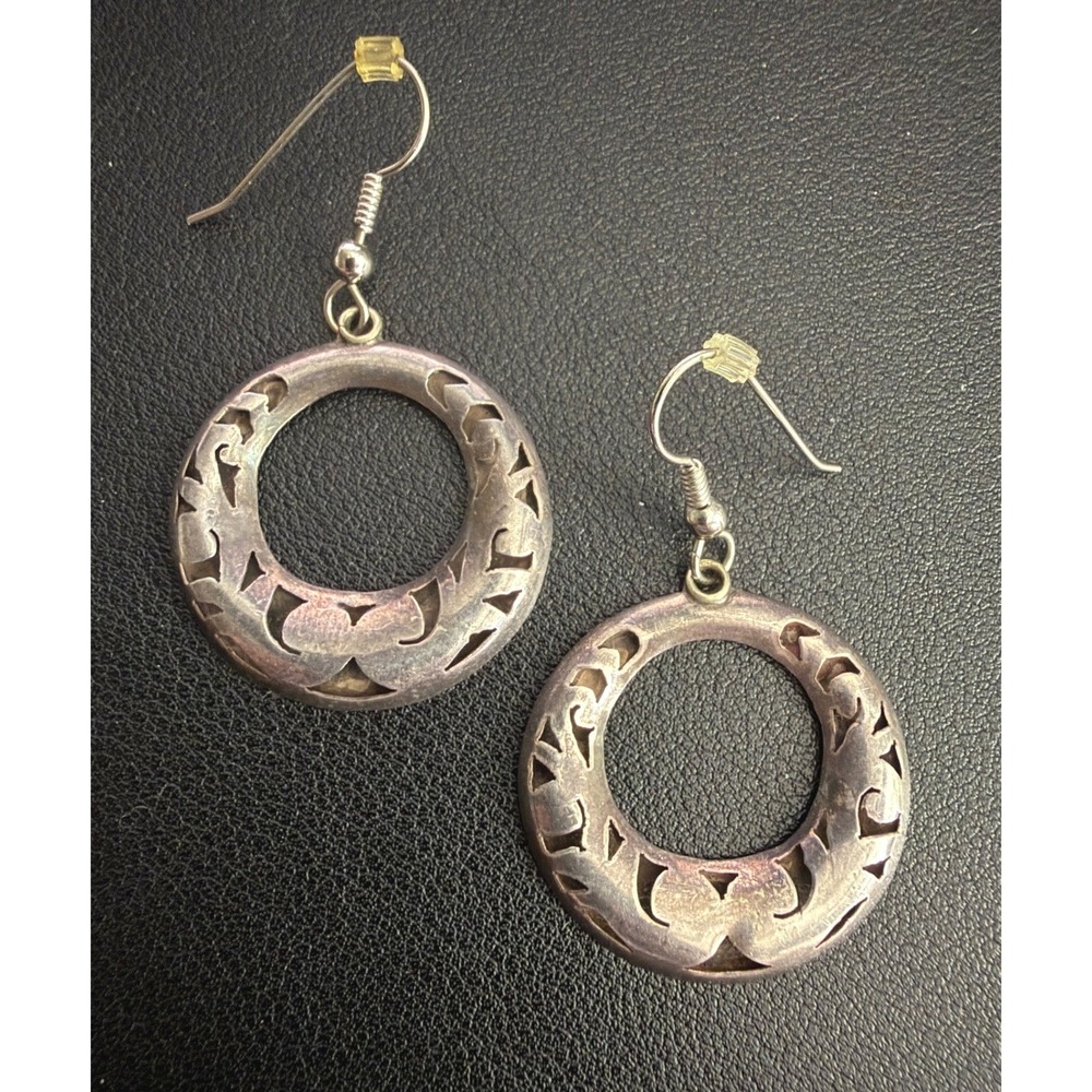 Vintage Sterling Silver Earrings NA